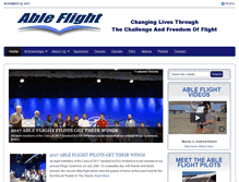 Tablet Screenshot of ableflight.org